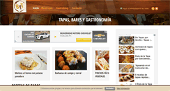 Desktop Screenshot of bebidaytapa.com